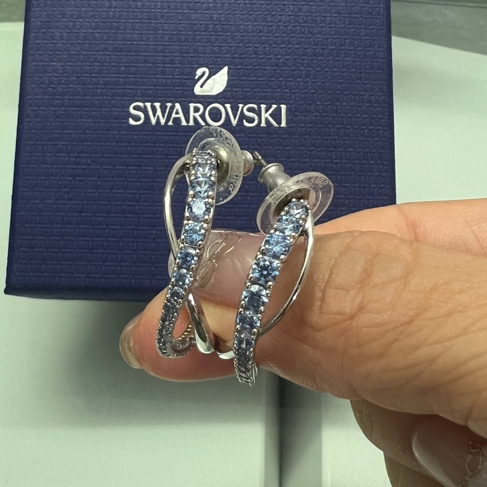 SWAROVSKI hoops - Picture 6 of 9